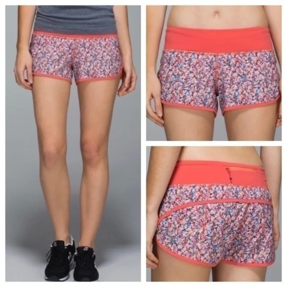 Lululemon Run Speed Short *4-way Stretch in Prism Petal Multicolor Floral Shorts